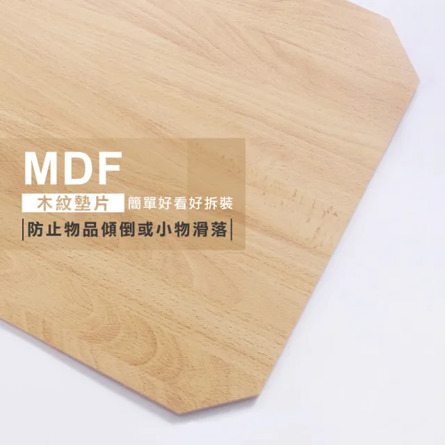 【KIWISH 奇意生活館】鐵架配件MDF木紋墊片60x30cm五片組(層架配件/墊片/木紋墊片)