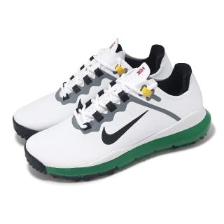 【NIKE GOLF】高爾夫球鞋 TW 13 男鞋 寬楦 白 黑 防潑水 老虎伍茲 皮革 運動鞋(DR5753-100)