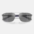 【RayBan 雷朋】方形金屬水銀鏡面太陽眼鏡(RB3737-003/6G 60mm)