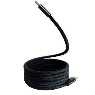MagMag 魔吸 USB-C to USB-C 充電傳輸線-1.2M 墨黑色