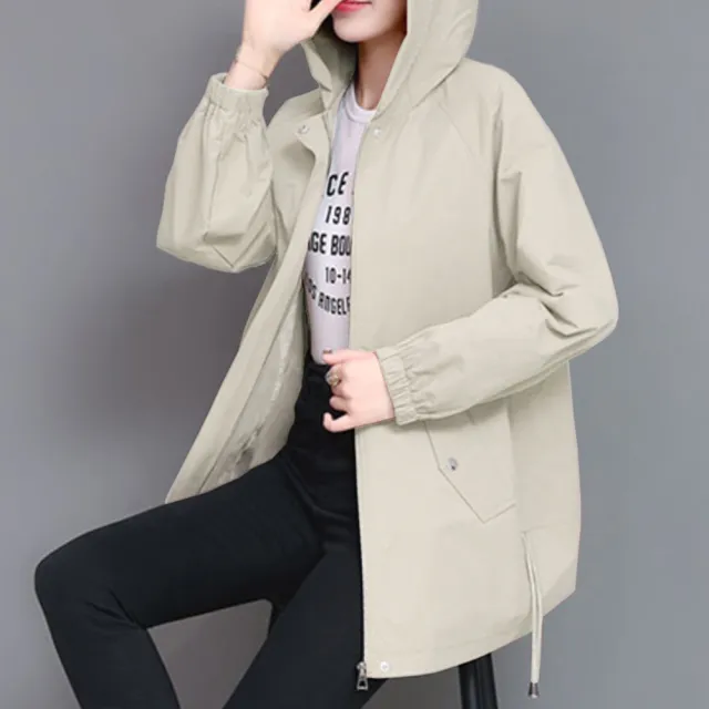 【HiuHiu 韓妍玥】薄款輕便典雅風衣