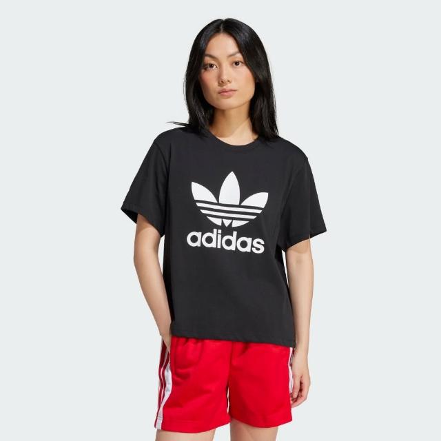 【adidas 愛迪達】TREFOIL TEE 短袖 休閒 短T 色 三葉草 女(IU2422)