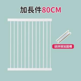 【小不記】高77公分 80公分寬 加長配件(雙向開門+自動回彈 兒童安全圍欄 寵物柵欄)