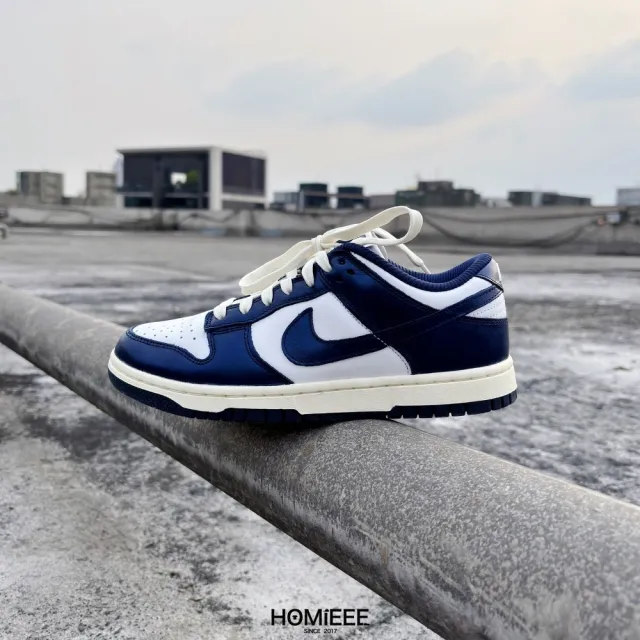 NIKE 耐吉】Nike Dunk Low Vintage Navy 奶油底海軍藍(FN7197