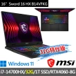 【MSI 微星】▲特仕版 16吋i7電競(Sword 16 HX B14VFKG-046TW/i7-14700HX/32G/1T SSD/RTX4060-8G/W11)