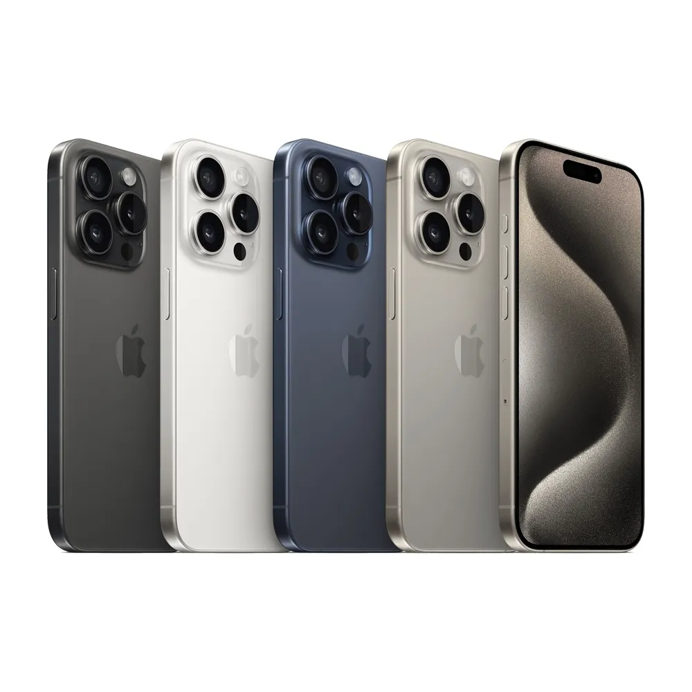 【Apple】S+級福利品 iPhone 15 Pro 6.1吋 256GB(電池97% 外觀近全新 原廠外盒)