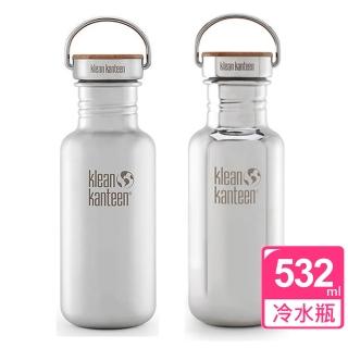 【Klean Kanteen】竹片鋼蓋不鏽鋼冷水瓶(532ml)