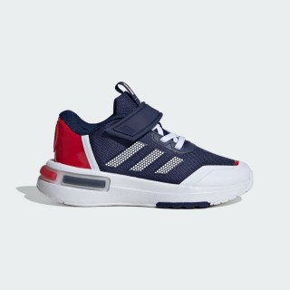 【adidas 愛迪達】運動鞋 休閒鞋 慢跑鞋 童鞋 MARVEL CAP Racer EL K(IF3409)