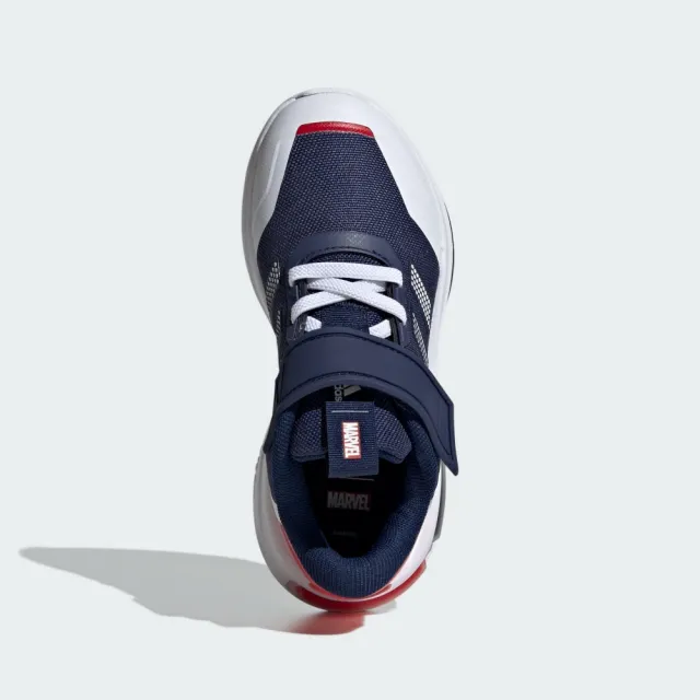 【adidas 愛迪達】運動鞋 休閒鞋 慢跑鞋 童鞋 MARVEL CAP Racer EL K(IF3409)