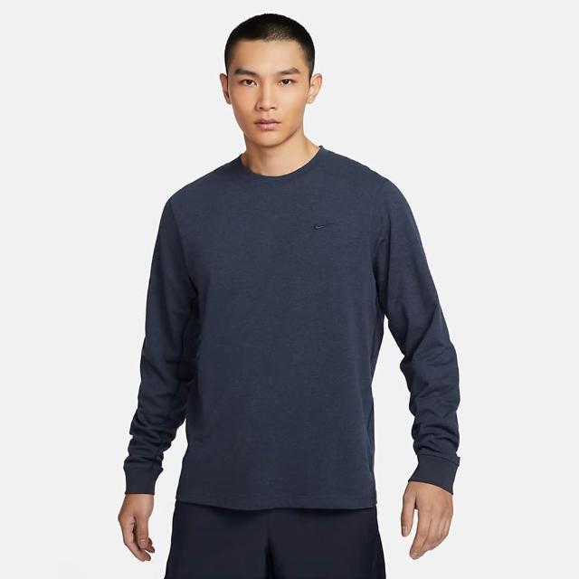 【NIKE 耐吉】上衣 男款 長袖上衣 運動 AS M NK DF PRIMARY LS TOP 藍 FB8586473