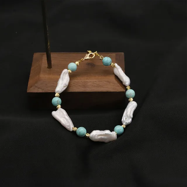 【禧禧珠寶】巴洛克珍珠松石套組