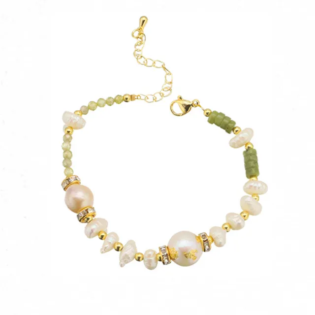 【禧禧珠寶】巴洛克綠東陵手鍊