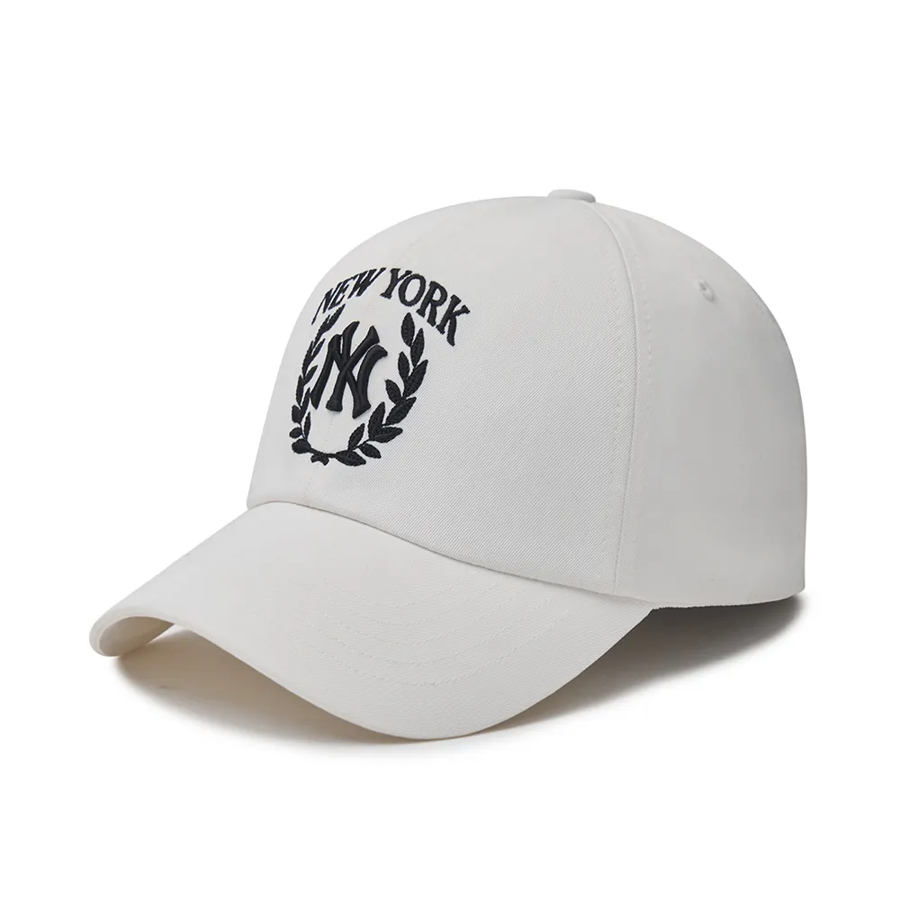 【MLB】可調式軟頂棒球帽 Varsity系列 紐約洋基隊(3ACPV094N-50IVS)