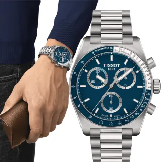 【TISSOT天梭 官方授權】PR516 經典復刻計時腕錶-40mm 情人節 送禮首選(T1494171104100)
