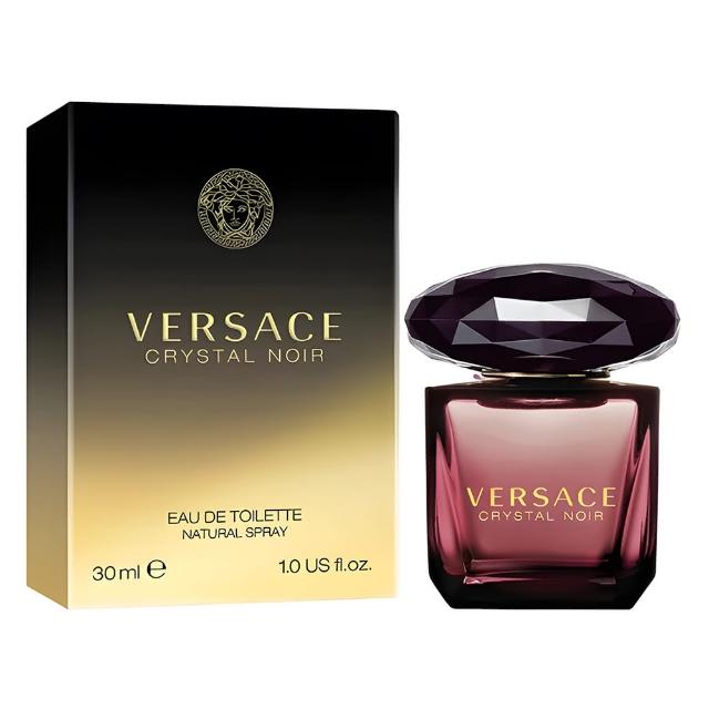 【VERSACE 凡賽斯】Crystal Noir 凡賽斯星夜水晶女性淡香水30ml(平行輸入)