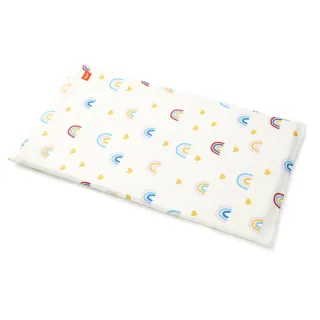 【mamaway 媽媽餵】彩虹芬蘭嬰兒床套42x76cm(嬰兒寢具/嬰兒床套/寶寶床包)