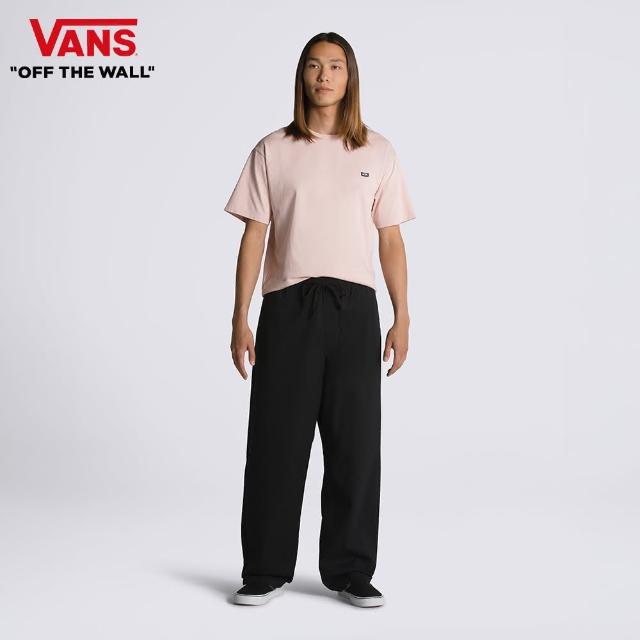 【VANS 官方旗艦】Range Baggy 男女款黑色彈性錐形長褲