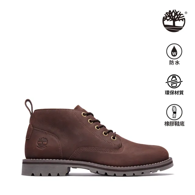 【Timberland】男款深棕色防水中筒靴(A44MGV13)