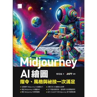 【momoBOOK】Midjourney AI繪圖：指令、風格與秘技一次滿足(電子書)