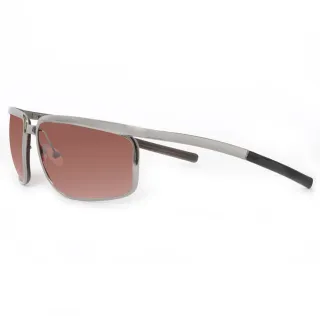 【Romeo Gigli】義大利簡約金屬邊框造型太陽眼鏡(銀-RG506-01)