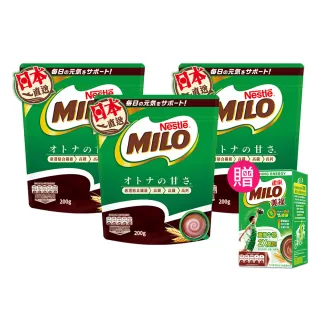 【MILO 美祿】日本元氣可可補充包 200g x3包
