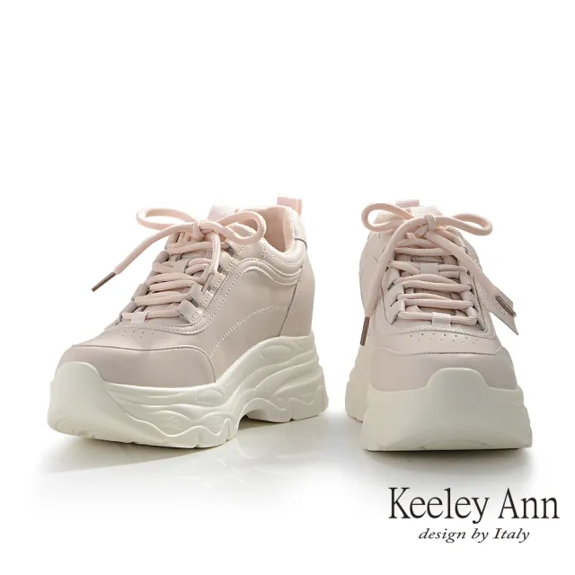 【Keeley Ann】極簡厚底老爹鞋(粉紅色426032256-Ann系列)