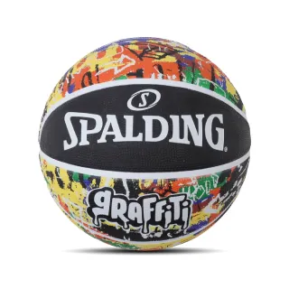 【SPALDING】籃球 Graffiti Street 多色 塗鴉 室外 耐磨 7號球 斯伯丁(SPA84372)