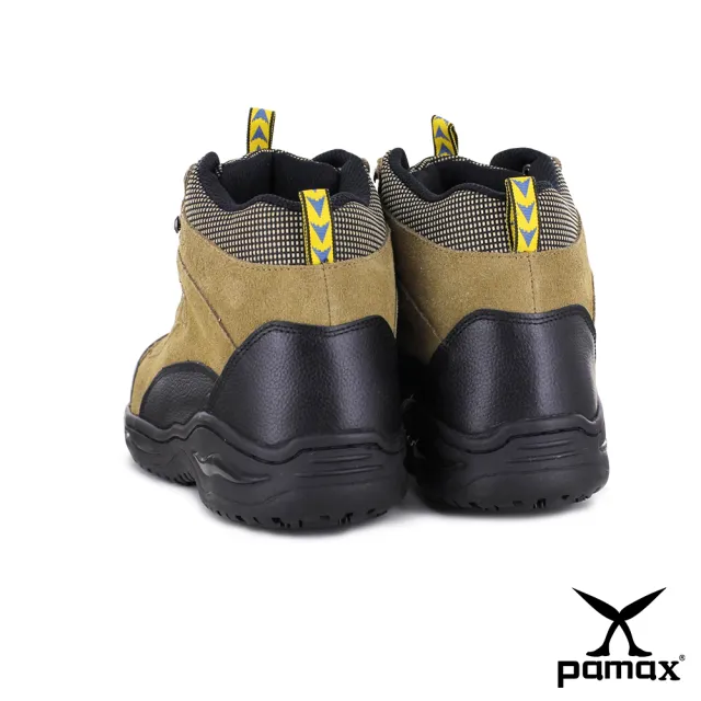 【PAMAX帕瑪斯安全鞋】天然牛皮、銀纖維抗菌氣墊工作鋼頭鞋(PA00315H米 /男)