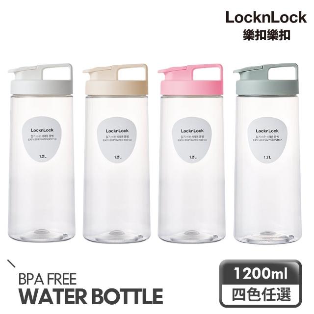 【LocknLock 樂扣樂扣】PET輕鬆手提冷水壺1200ml(2入組/4色任選/桌上水壺)