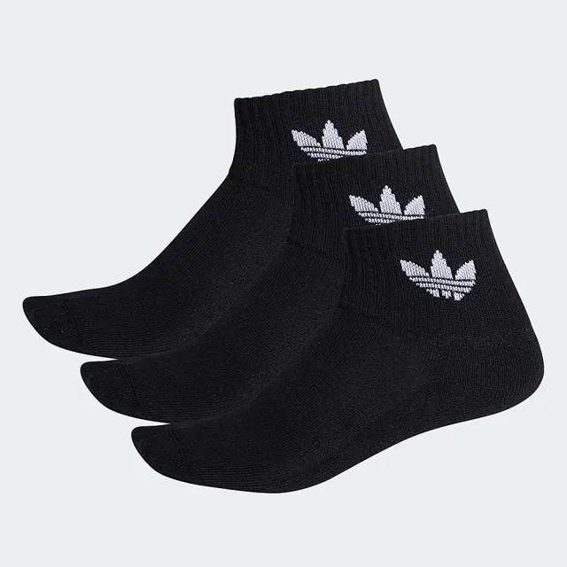 【adidas 愛迪達】腳踝襪 3 雙入 男/女 - Originals FM0643
