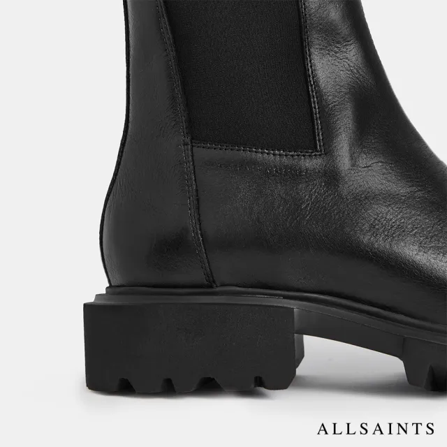 【ALLSAINTS】HALLIE 切爾西牛皮短靴Black  W115FB