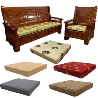 【CLEO】8公分厚/緹花布/沙發坐墊(6入)