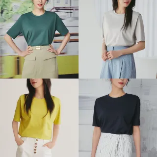 大碼福利TENUP莫代爾蠶絲上衣4件(U)