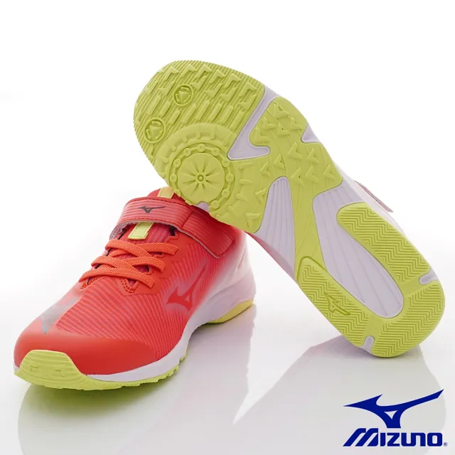 【MIZUNO 美津濃】Speed Studs Belt 4大童慢跑鞋(K1GC242301紅白-18-24.5cm)