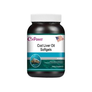 【美國CaPower加柏爾】鱈魚肝油軟膠囊(60粒/瓶)