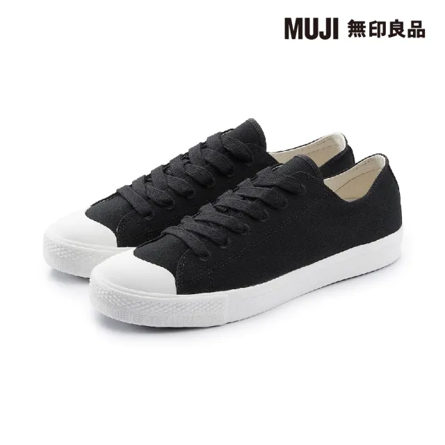 【MUJI 無印良品】撥水加工舒適休閒鞋(黑色)