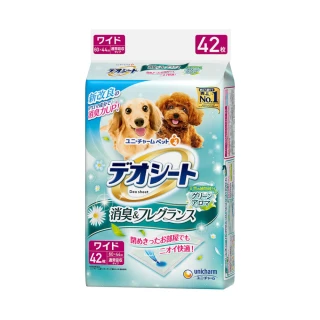 【Unicharm 消臭大師】小型犬森林香狗尿墊 LL號42片*3包組（60*44cm）(寵物尿布)