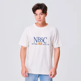 【NEW BALANCE】NB NBSC休閒短袖上衣_男裝_米色_MT31558OTH(美版 版型偏大)