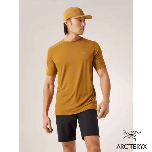 【Arcteryx 始祖鳥官方直營】男 Ionia 短袖羊毛T恤(育空褐)