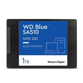 【WD 威騰】藍標 SA510 1TB 2.5吋SATA SSD(讀：560MB/s 寫：530MB/s)