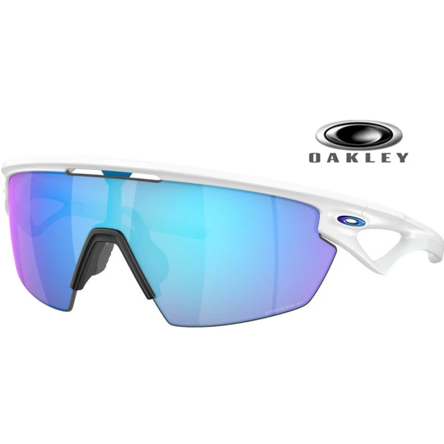 Oakley 奧克利 Sphaera 奧運設計款 運動包覆偏光太陽眼鏡 OO9403 02 白框Prizm藍寶石偏光鏡片 公司貨