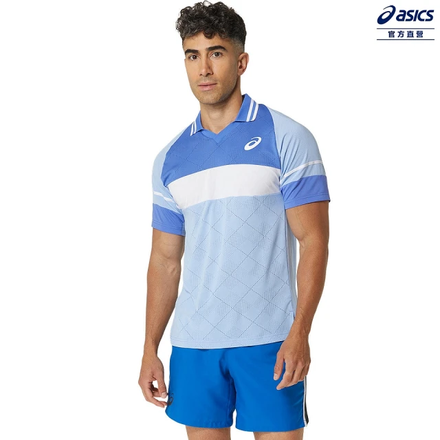 asics 亞瑟士 POLO 衫 男款 PROFIT ACTIBREEZE 網球上衣(2041A283-403)