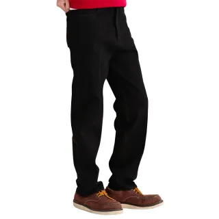 【Dreamming】MIT經典原色厚磅伸縮中直筒牛仔褲(黑色)