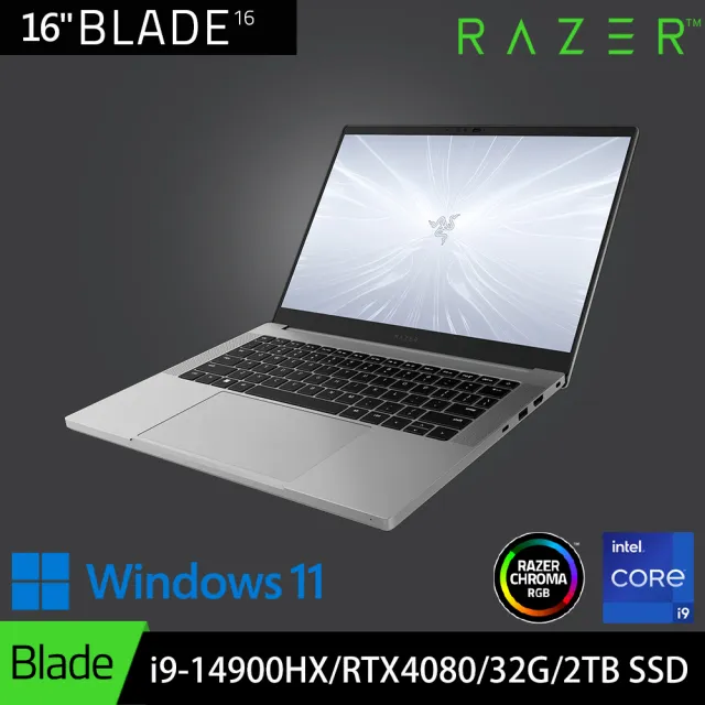 【Razer 雷蛇】16吋i9 240Hz電競筆電(RZ09-0510TTM4-R3T1/i9-14900HX/RTX 4080/32G/2TB SSD/雙模顯示)