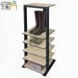 【文創集】卡特1.1尺開放式多層鐵框中鞋櫃(二色可選)