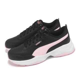 【PUMA】休閒鞋 Cilia Mode 女鞋 厚底 增高 老爹鞋 黑 粉紅(371125-19)