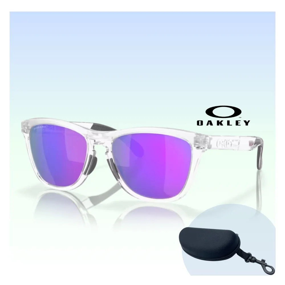 Oakley】Frogskins™ Range 休閒運動太陽眼鏡(亞洲版OO9284A-11) - momo