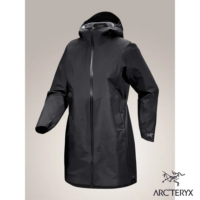 【Arcteryx 始祖鳥官方直營】女 Salal 防水外套(黑)