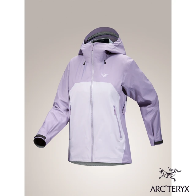 【Arcteryx 始祖鳥官方直營】女 Beta 輕量防水外套(藍香紫/淺藍香紫)
