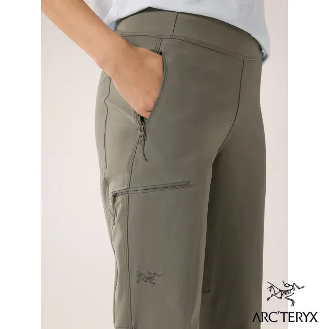 【Arcteryx 始祖鳥官方直營】女 Gamma Hybrid 軟殼長褲(糧草綠)